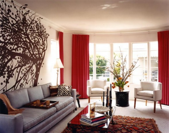 House Of Furniture: latest Living Room Wall Decorating Ideas