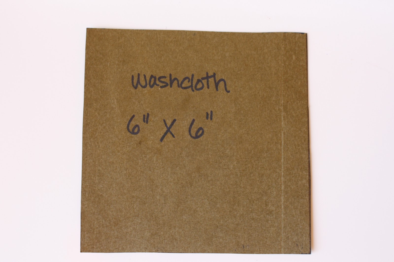 Zaaberry Simple Washcloth Tutorial