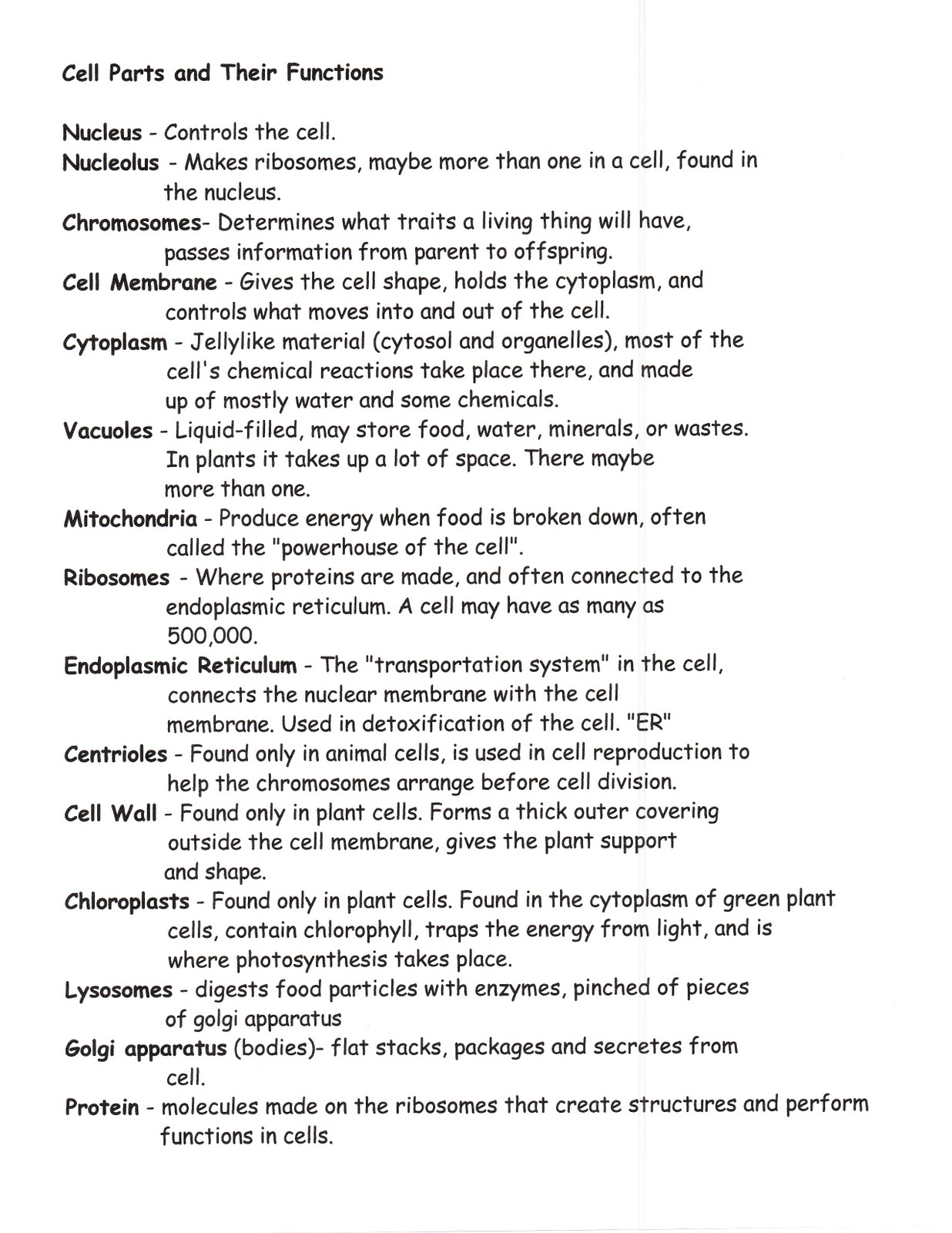 Dr Gayden's Sixth Grade Science Class: April 2011