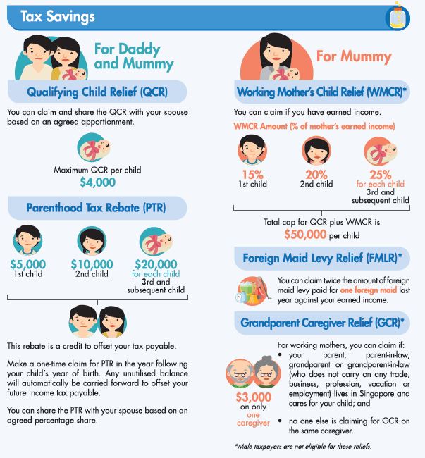 Child Relief And Tax Rebate Singapore