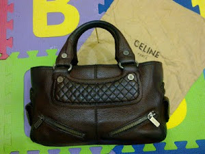 Celine Brown Quilted Leather Biker Boogie Bag(SOLD)