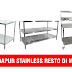 Meja Dapur Stainless Steel untuk Resto di Madiun