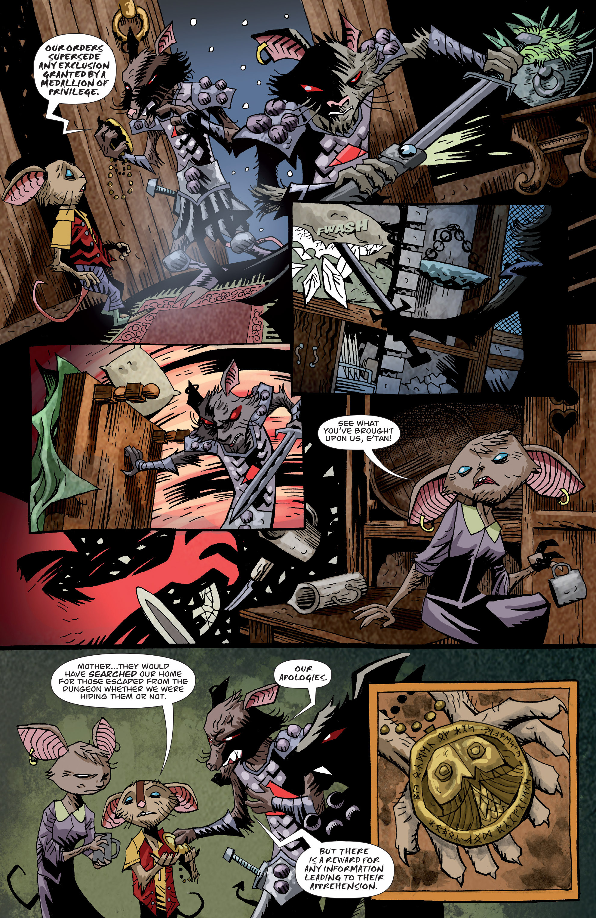 Read online The Mice Templar Volume 3: A Midwinter Night's Dream comic -  Issue # _TPB - 87