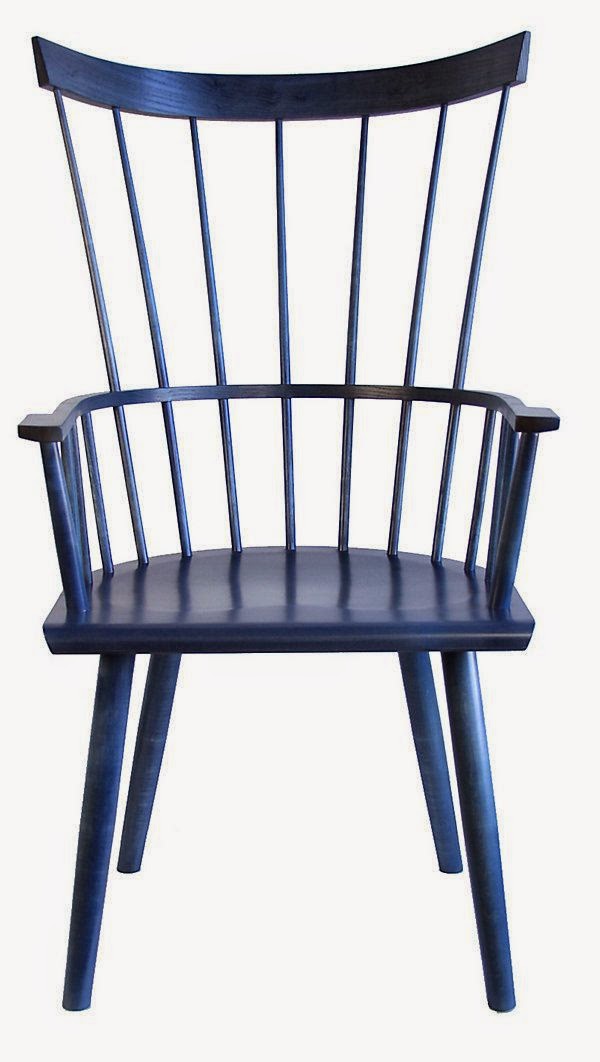 Navy Accent Chair 