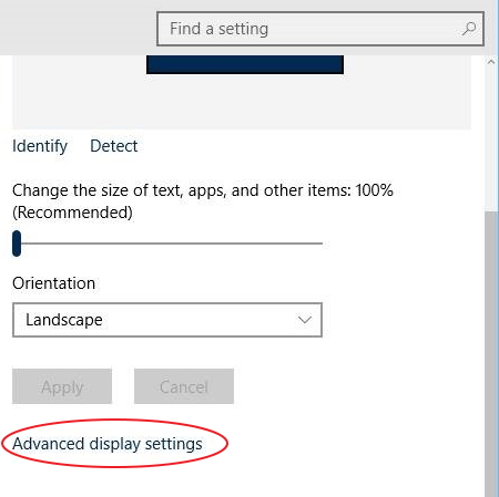 Windows 10 Advanced Display Settings windows-10-screen-resolution-problem-advanced-settings