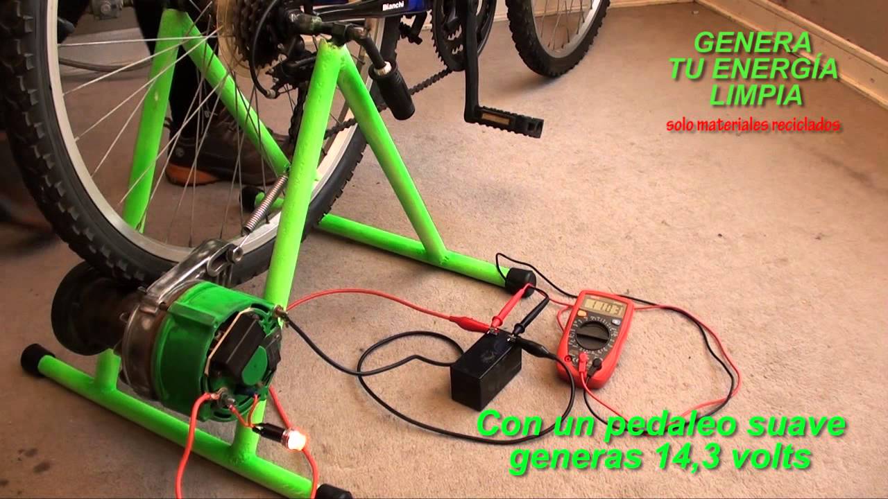Como Hacer Una Bicicleta Que Genera Electricidad mariaproyectodefisica.blogspot.com
