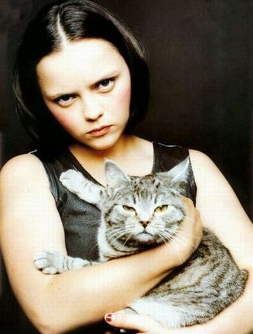 Photo : クリスティーナ・リッチっぽい猫とクリスティーナ・リッチ