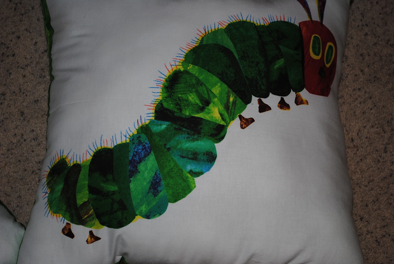 giant caterpillar pillow