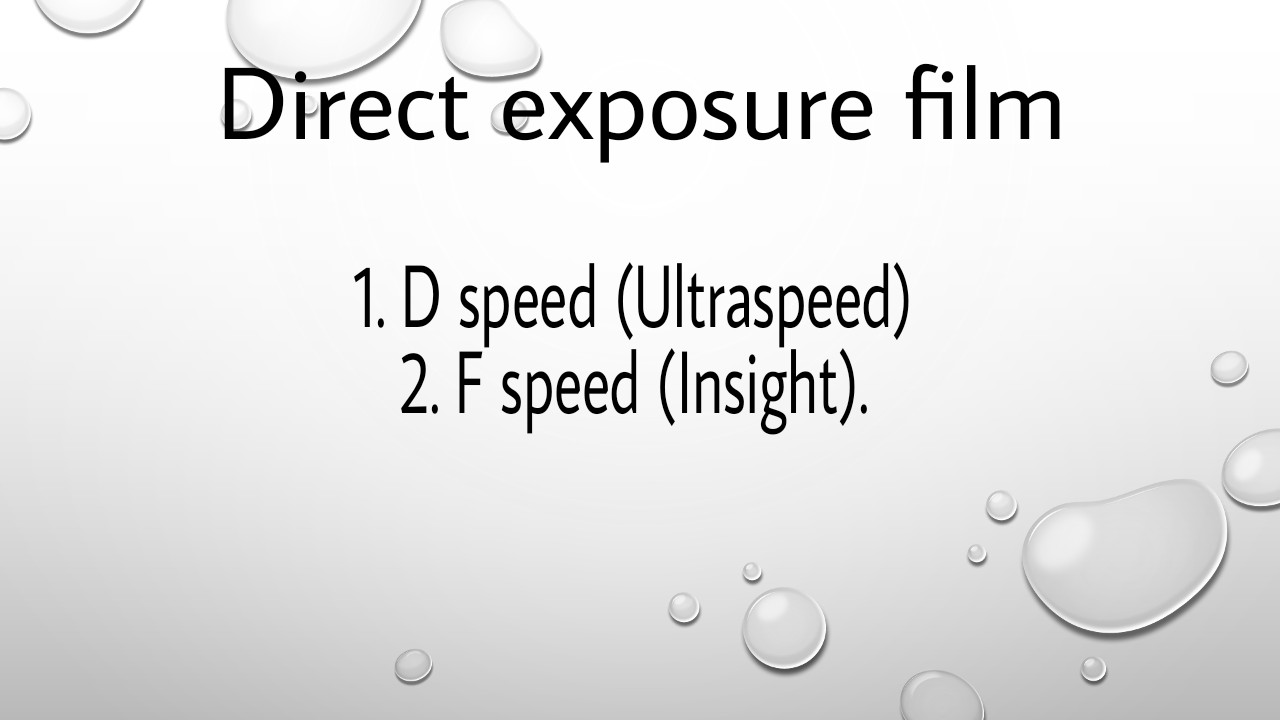 Radiology Types of XRay film