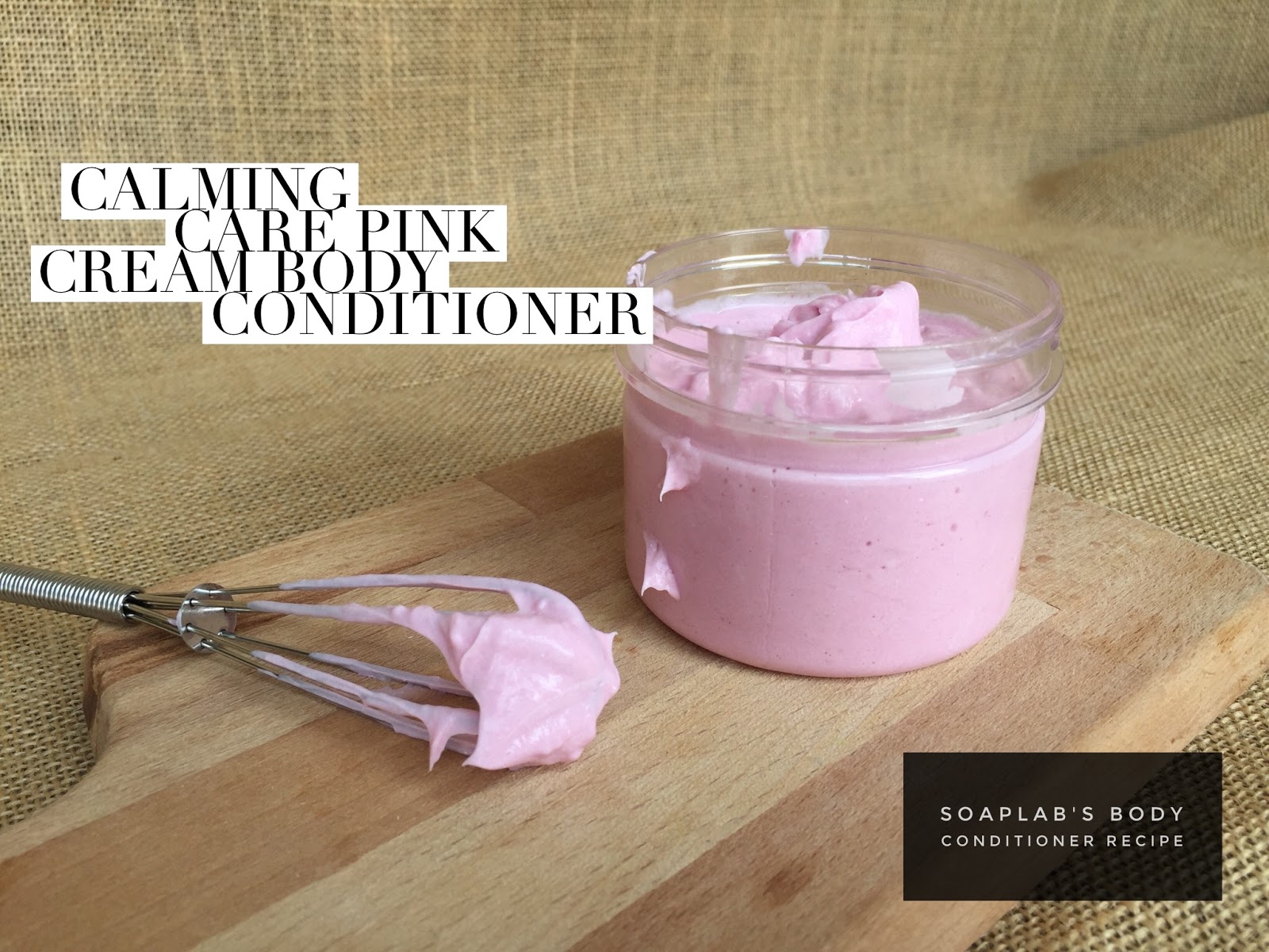 SoapLab Malaysia DIY Calming Care Pink Cream Conditioner (For Extreme