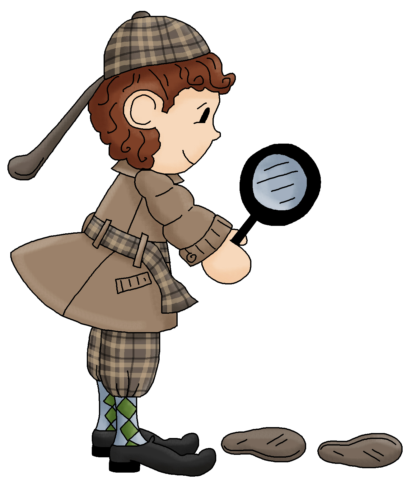 clipart girl detective - photo #2