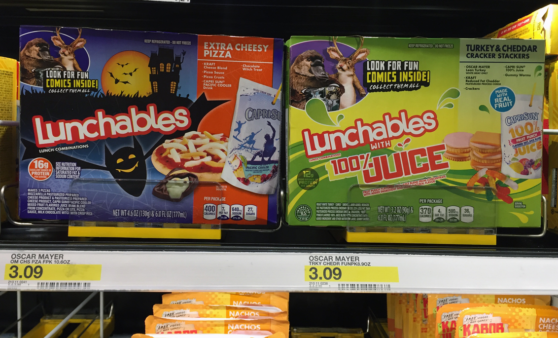 The Target Saver Lunchables Fun Packs 0.99 ( Today only 9/25)
