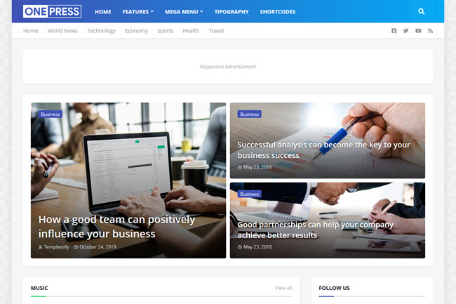 How To Install And Setup OnePress Blogger Template How To Install And Setup OnePress Blogger Template