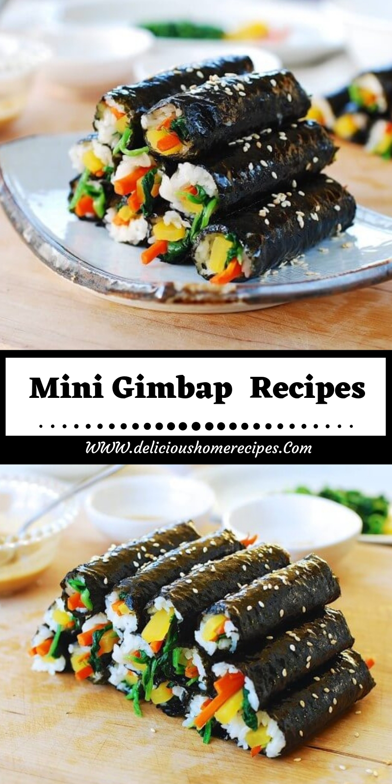 Mini Gimbap Recipes Mini Gimbap Recipes