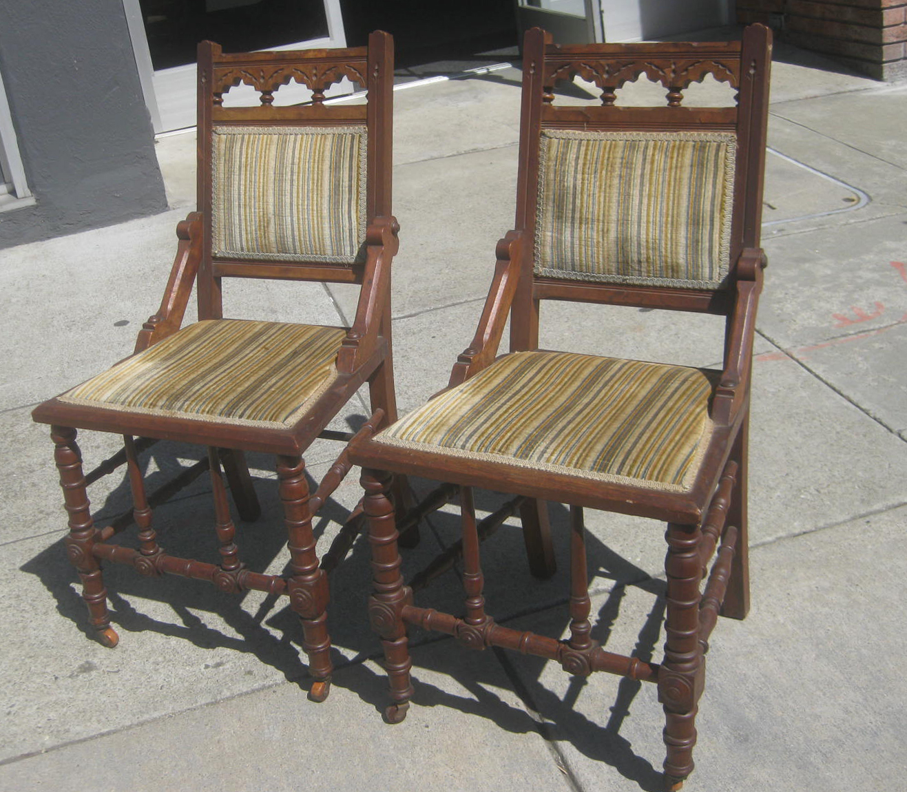 UHURU FURNITURE & COLLECTIBLES SOLD Eastlake Chairs 60 each