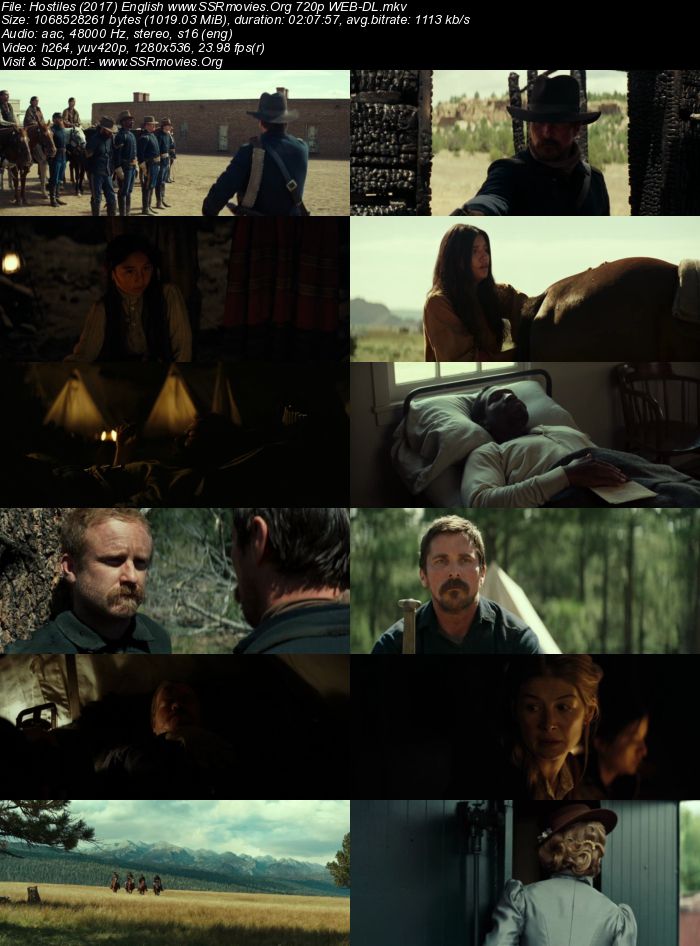 Hostiles (2017) English 720p WEB-DL