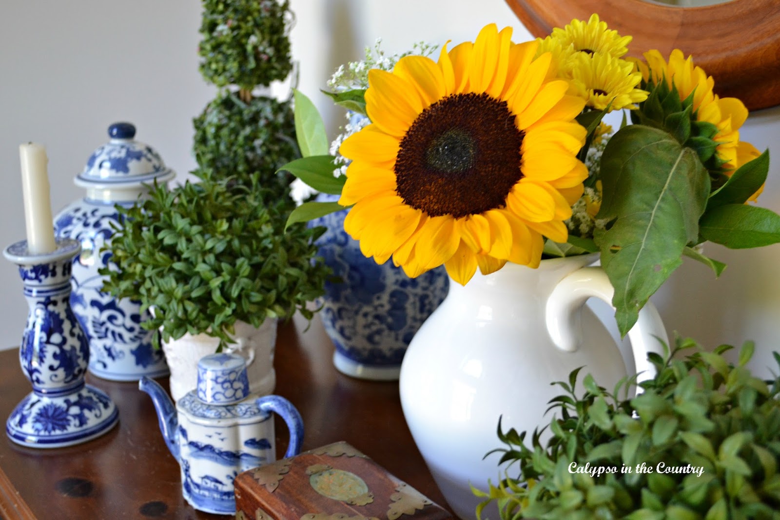 Sunflowers Sunflowers in the foyer