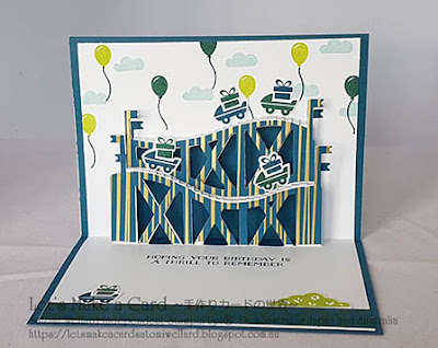 91st Birthday with Let the Good Times Roll Satomi Wellard-Independent Stampin’Up! Demonstrator in Japan and Australia, #su, #stampinup, #cardmaking, #papercrafting, #rubberstamping, #stampinuponlineorder, #craftonlinestore, #papercrafting, #handmadegreetingcard, #rollercoaster #letthegoodtimesroll  #coffeebreakdsp #masculinebirthdaycard #スタンピン　#スタンピンアップ　#スタンピンアップ公認デモンストレーター　#ウェラード里美　#手作りカード　#スタンプ　#カードメーキング　#ペーパークラフト　#スクラップブッキング　#ハンドメイド　#オンラインクラス　#スタンピンアップオンラインオーダー　#スタンピンアップオンラインショップ #動画　＃レットザグッドタイムスロール　#ウェディングアニバーサリー　#ジェットコースター　#ポップアップカード　#立体カード # オンラインクラスプロジェクト　#コーヒーブレイク #男性向けお誕生日カード