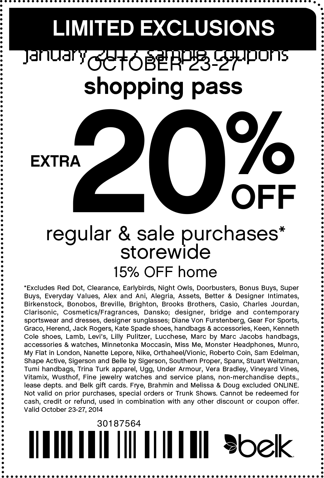 Printable Coupons 2019 Belk Coupons Printable Coupons 2019 Belk Coupons