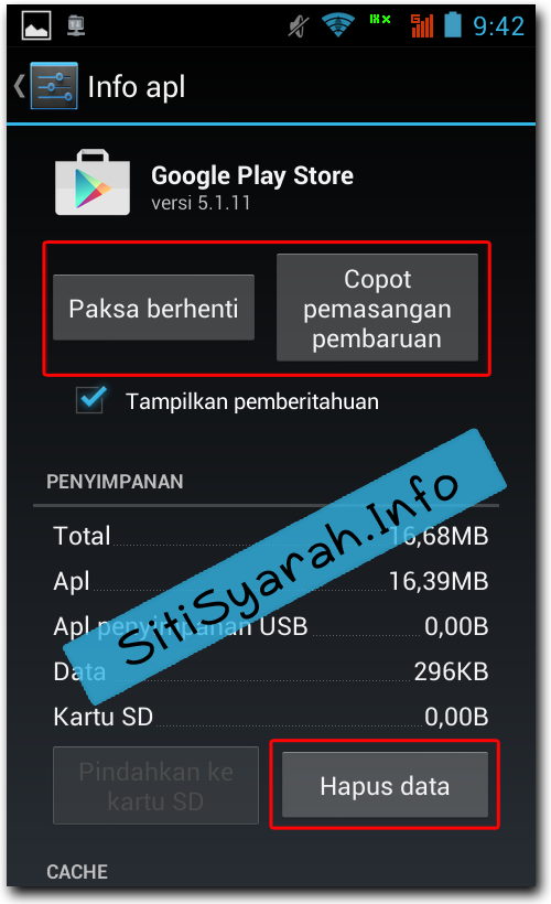 Solusi Android Error 927 Playstore