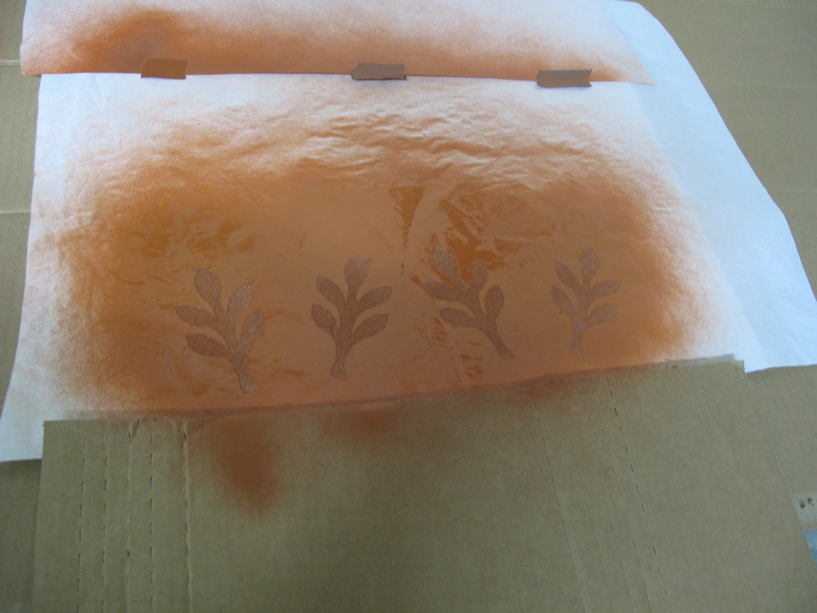 Little Miss Penny Wenny Freezer Paper and Spray Paint Zipper Free Pillows