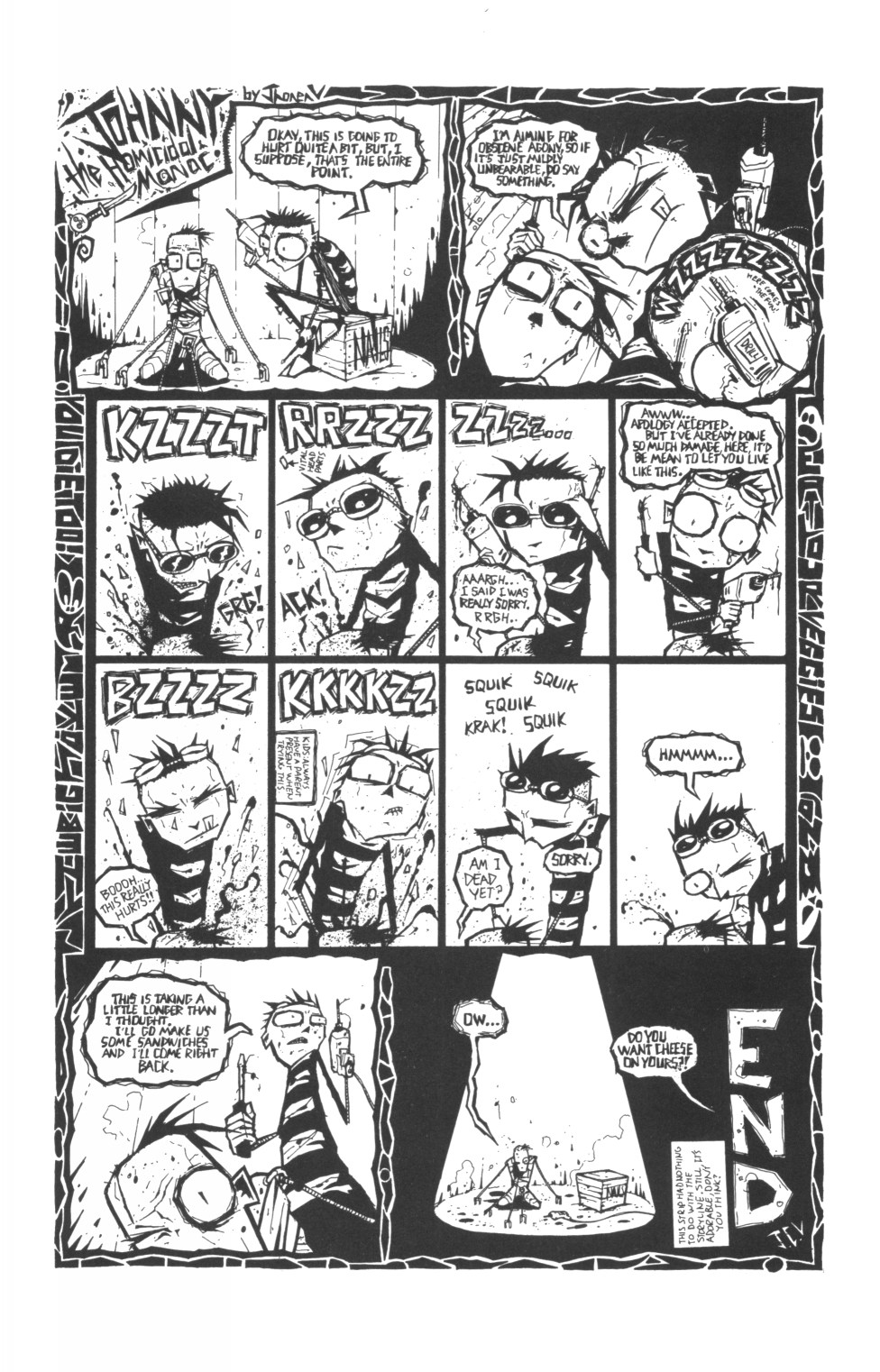 Read online Johnny the Homicidal Maniac comic -  Issue #6 - 6