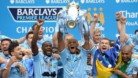 Manchester City Juara Liga Primer Inggris 2013/2014