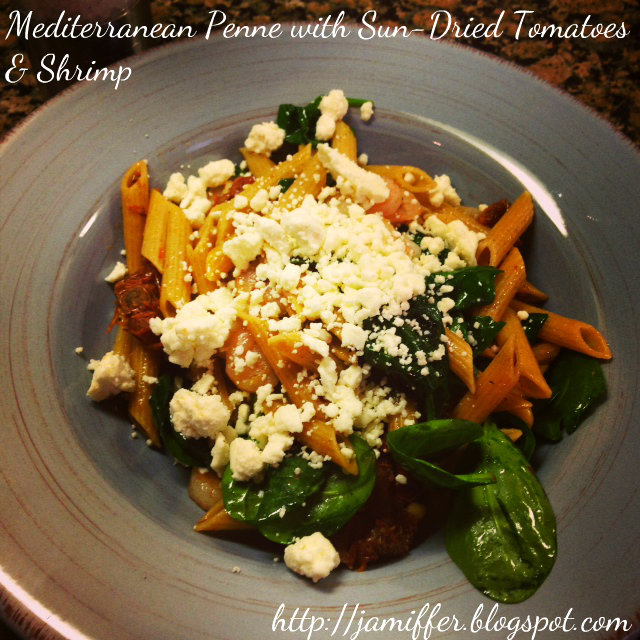 Going the Distance: Recipe: Mediterranean Penne with Sun-Dried Tomatoes ...