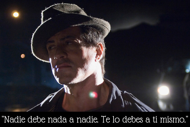 Típicas frases motivadoras de Rocky Típicas frases motivadoras de Rocky