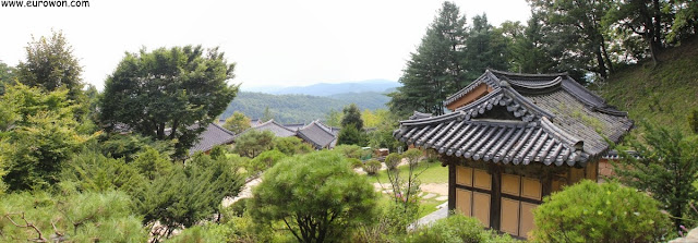 Vista panorámica del templo Buseoksa