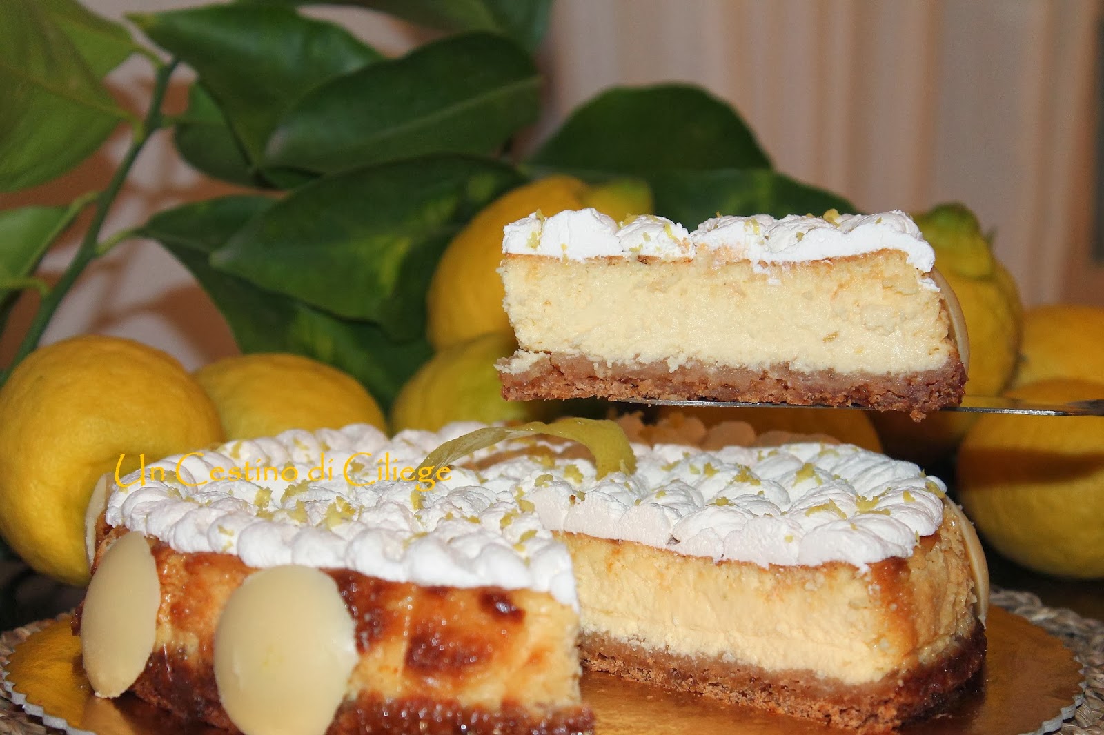 classic lemon cheesecake