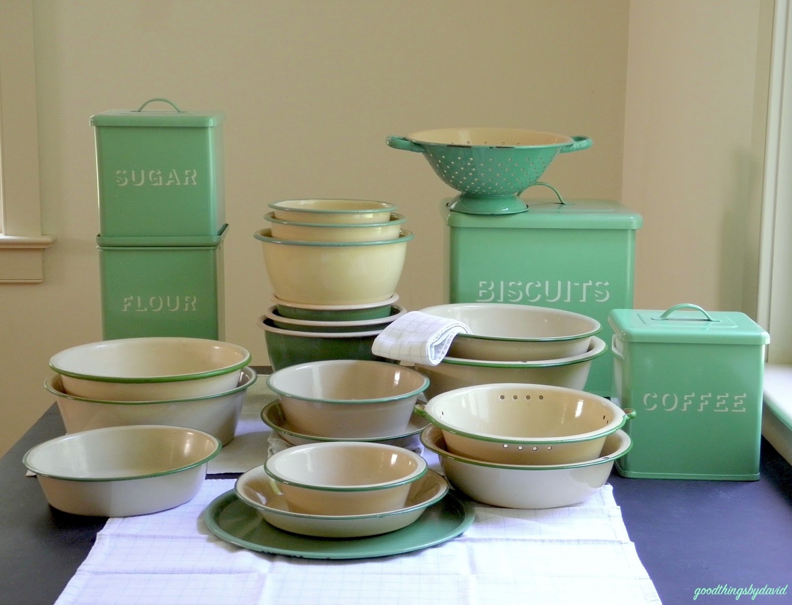 Vintage Enamelware Bowls
