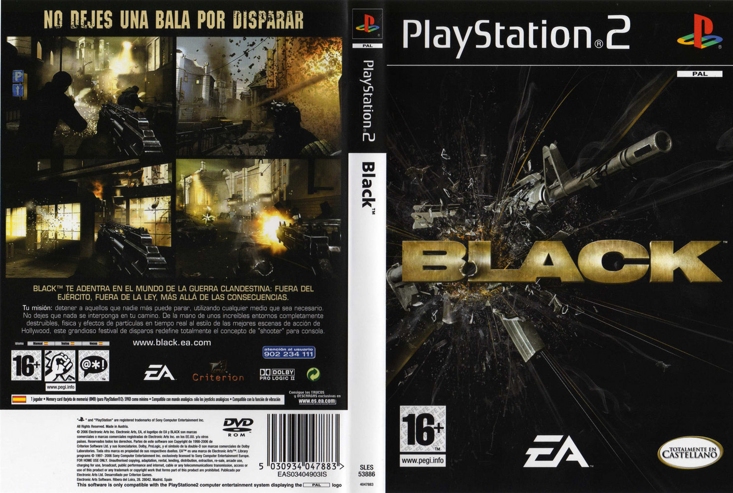Black - Playstation 2 | Ultra Capas
