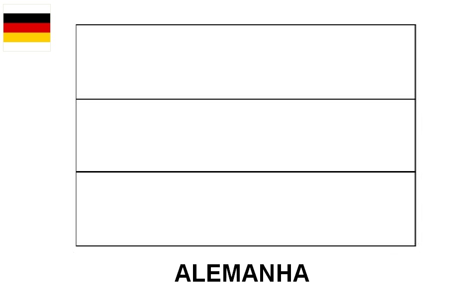 Bandeira para colorir | desenhos para pintar e imprimir