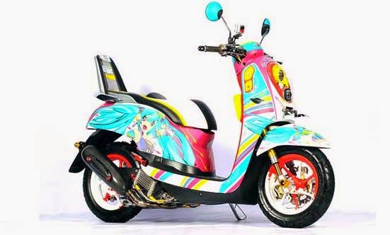  Modifikasi Honda Scoopy Keren Indonesia Motorcycle