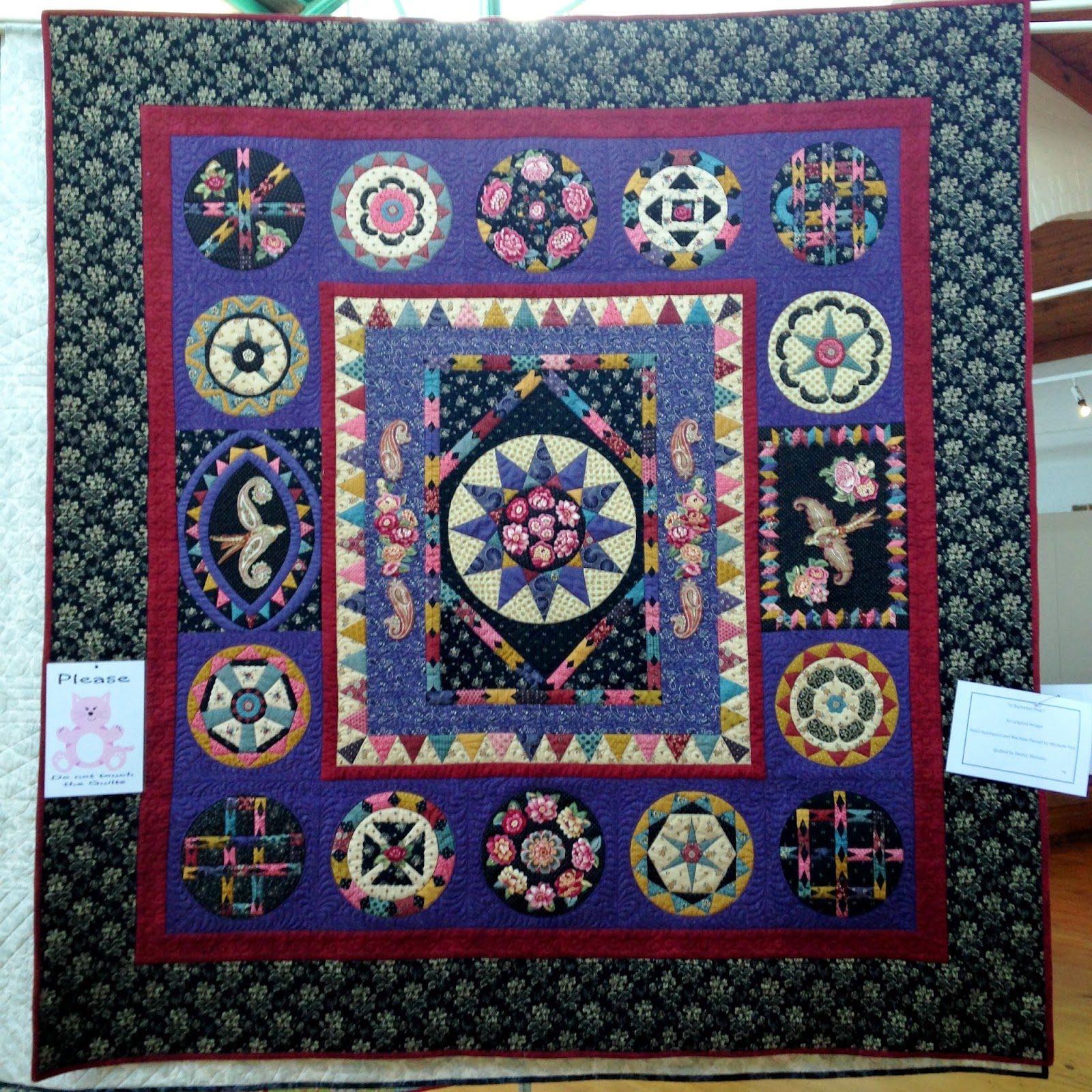 Bendigo Lioness Threadbear Applique Group Biennial Quilt Exhibition Castlemaine 2016