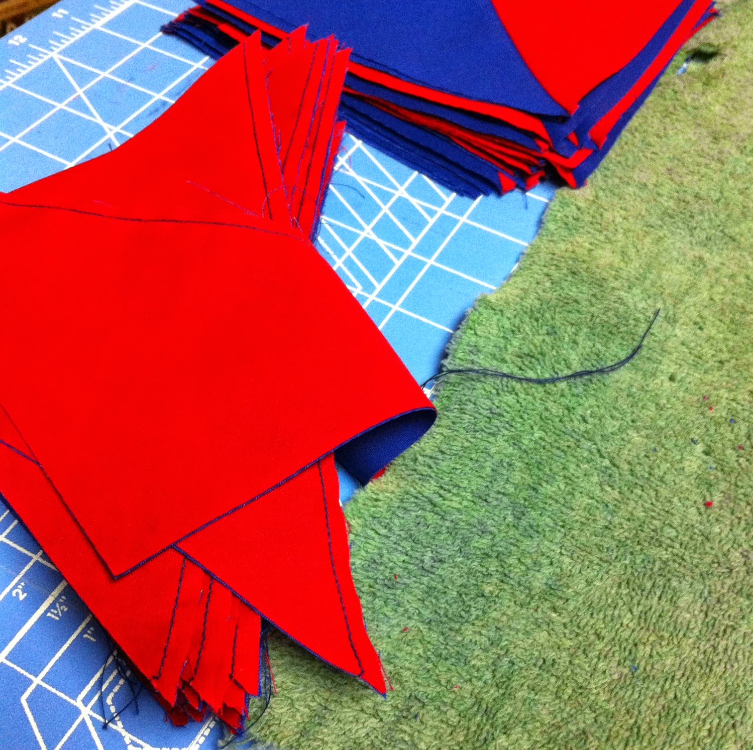 Sewing Projects - Chevron Baby Quilt