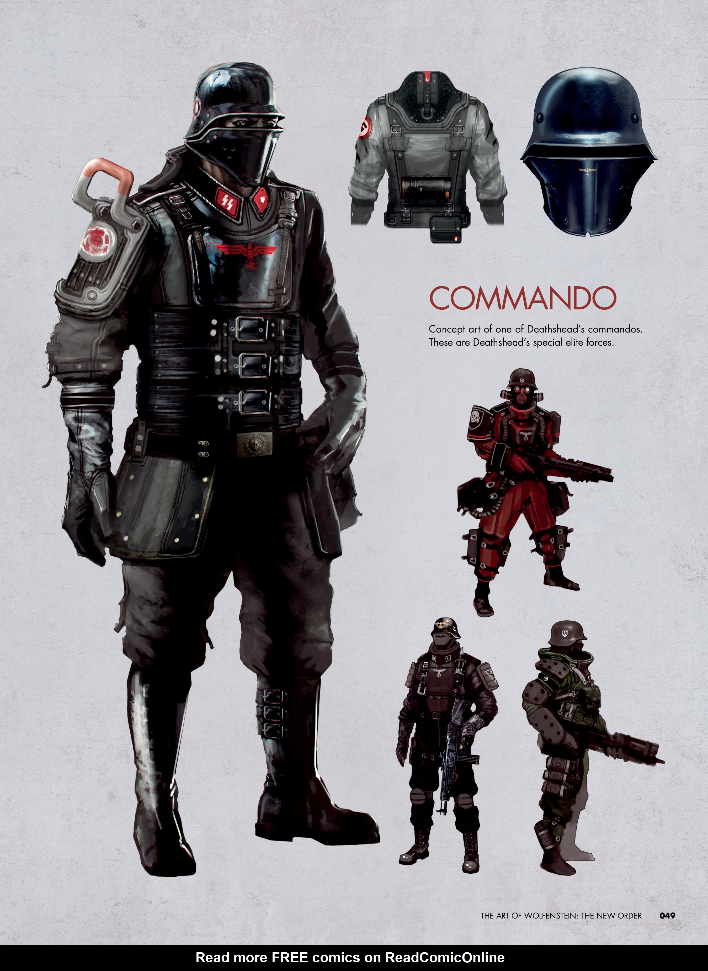 Read online The Art of Wolfenstein: The New Order comic -  Issue # TPB (Part 1) - 46