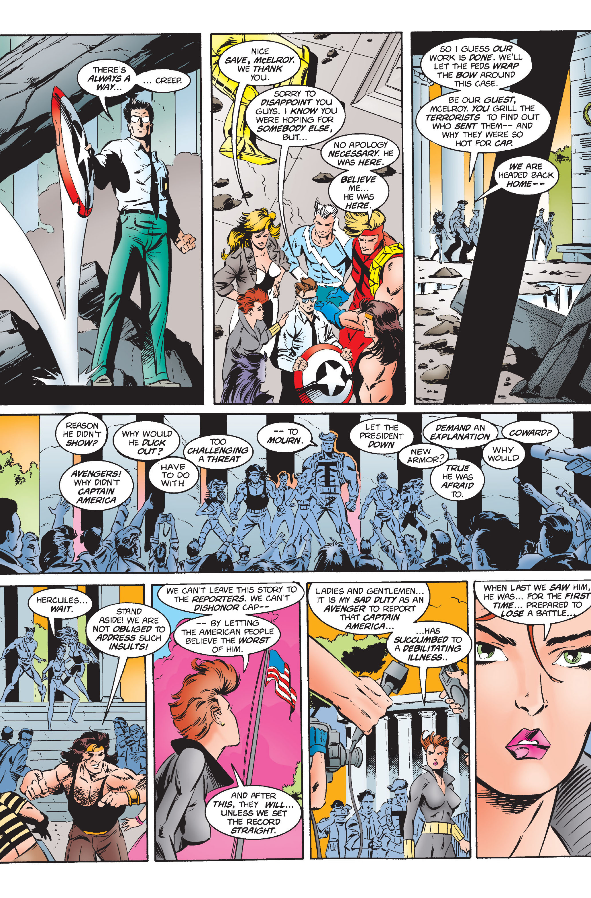 Captain America (1968) Issue #444 #398 - English 19