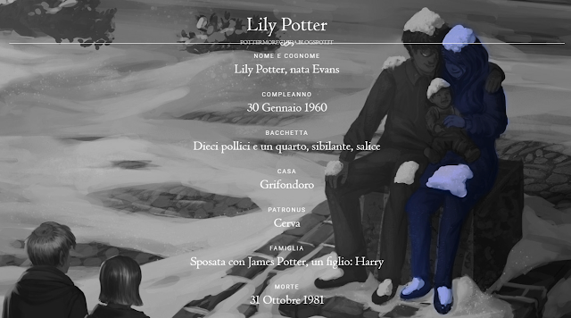 Scheda di Lily Potter