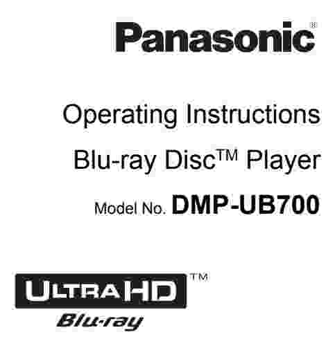 panasonic dmp ub700 manual panasonic owners manual user guide