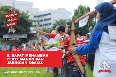memanah dapat menambah pertemanan dan jaringan sosial memanah dapat menambah pertemanan dan jaringan sosial