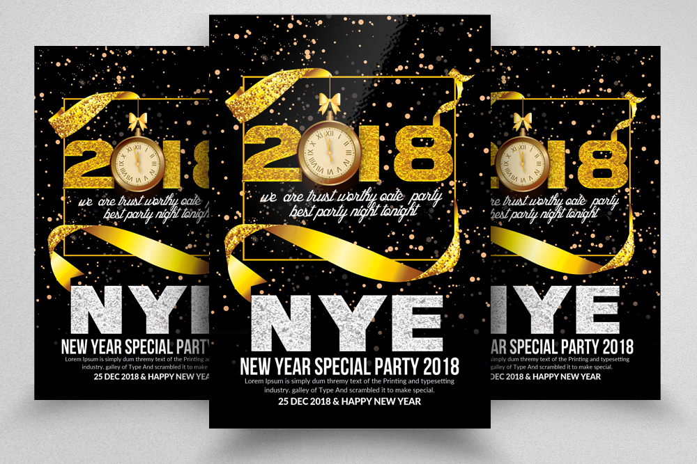 New year flyer