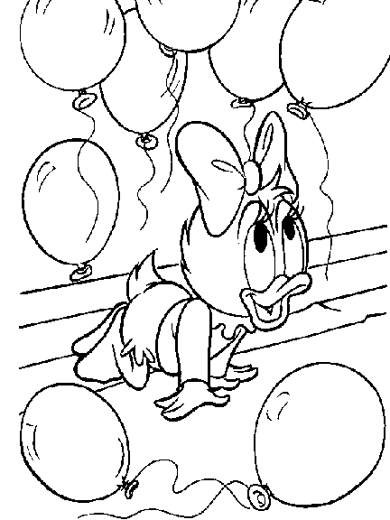baby donald coloring pages - photo #50