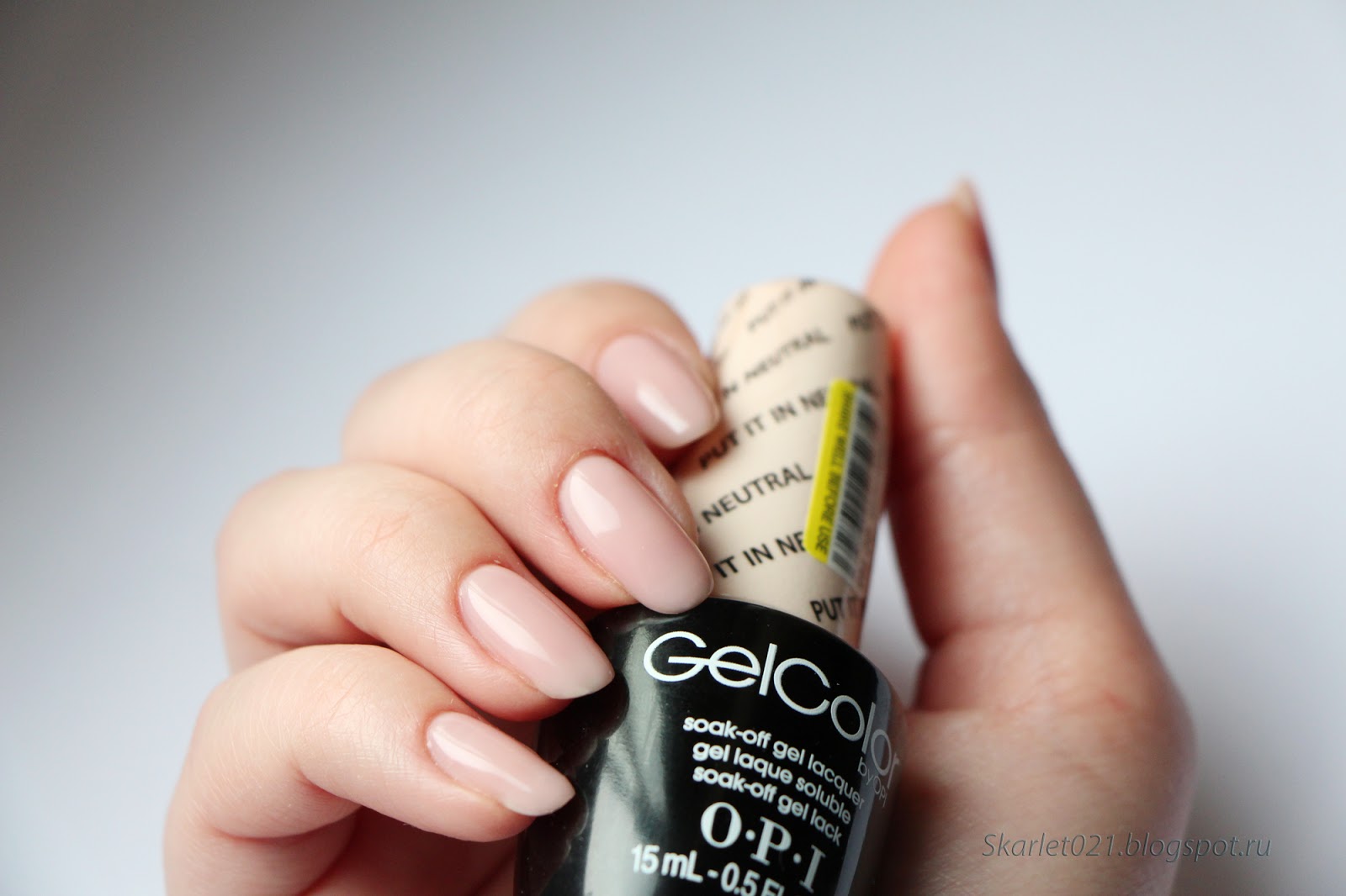 OPI gelcolor / Put it in neutral gc t65