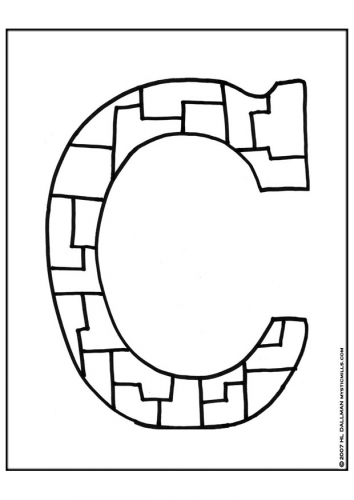 c letter coloring pages - photo #37