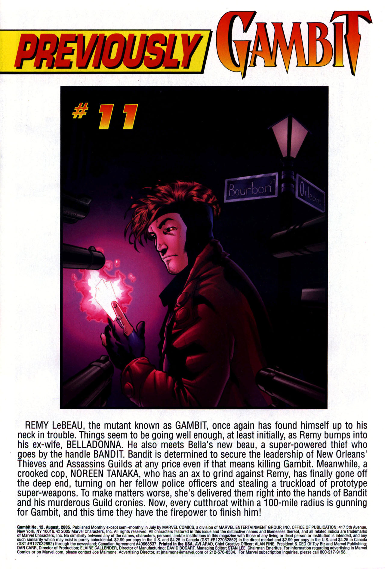 Read online Gambit (2004) comic -  Issue #12 - 2