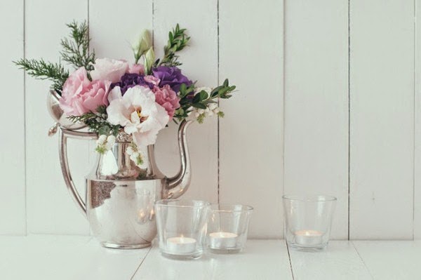 Cut flowers in enchanting decoration ideas