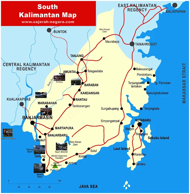 image: Map of South Kalimantan
