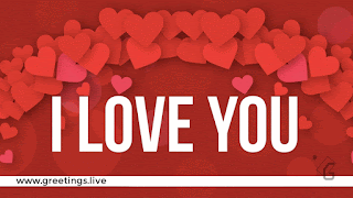 I love you gif Text animation 2d to 3d effect